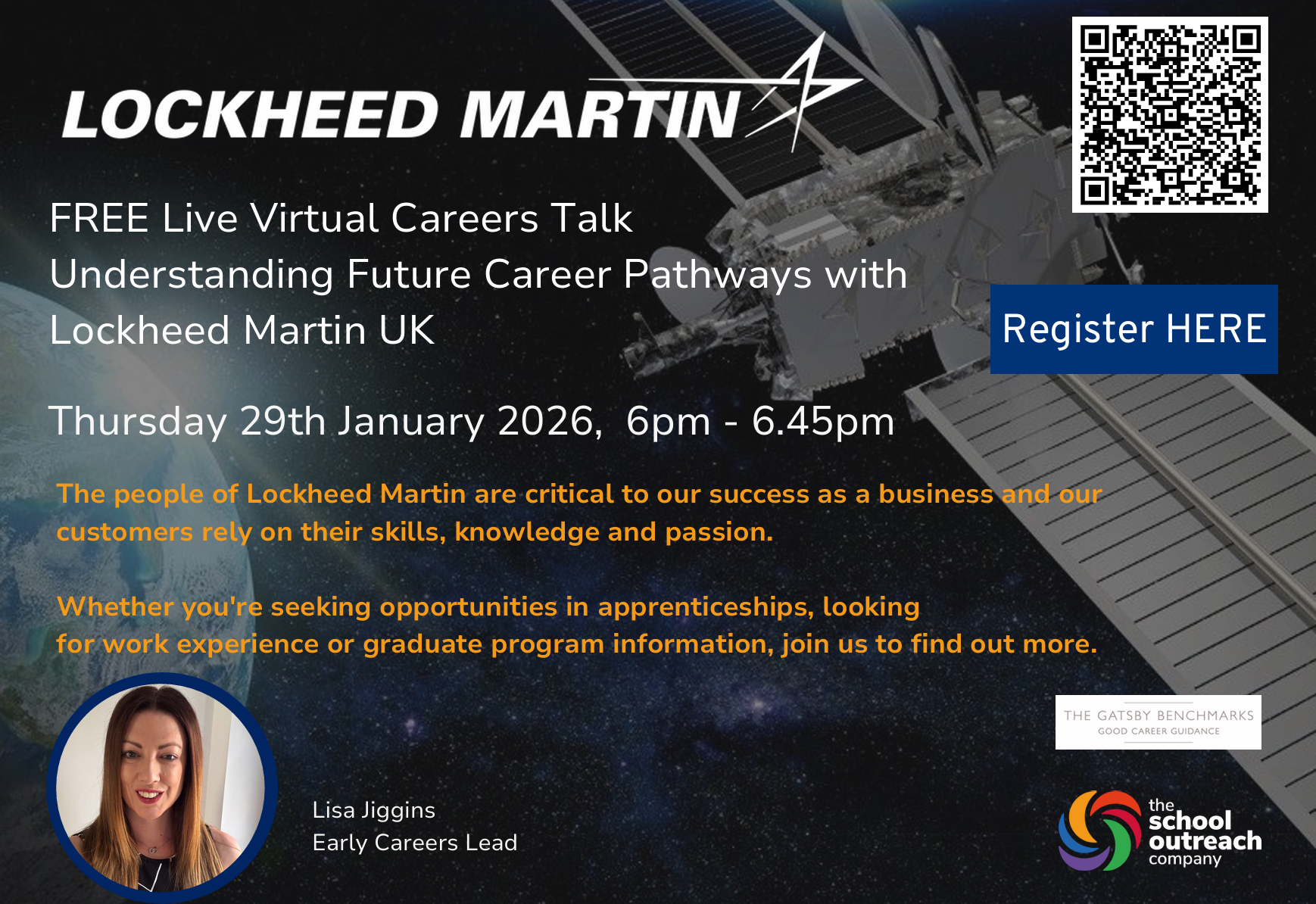 QR code for Lockheed Martin Virtual Career Talk