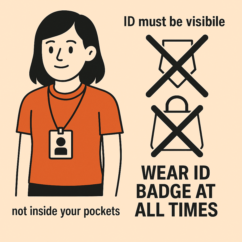 Wear ID Badge